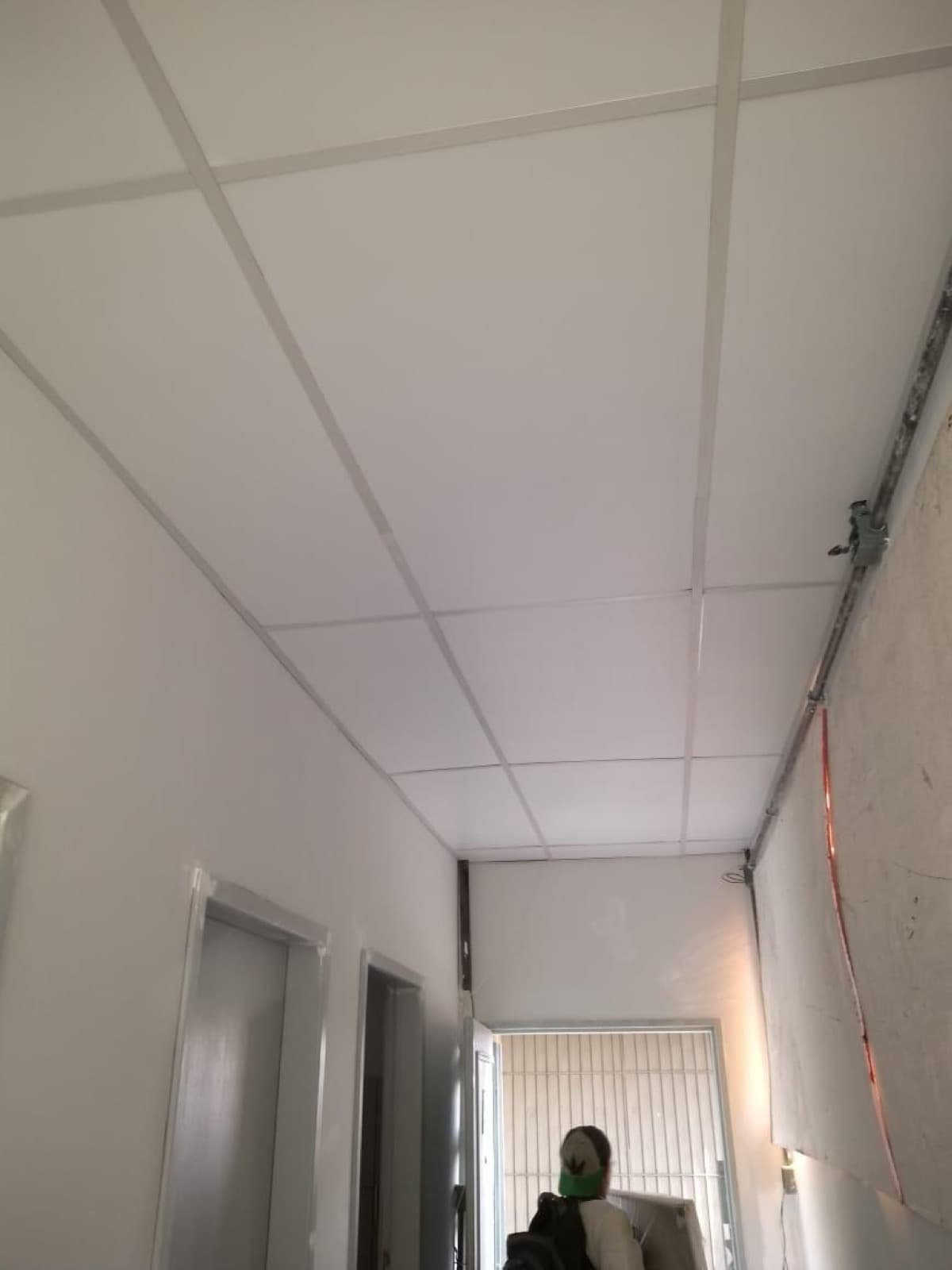 Novos forros nos ambientes operacionais