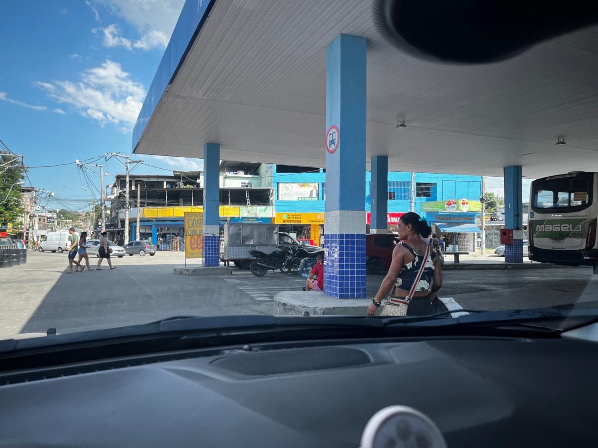 O fluxo de comércio no centro hoje