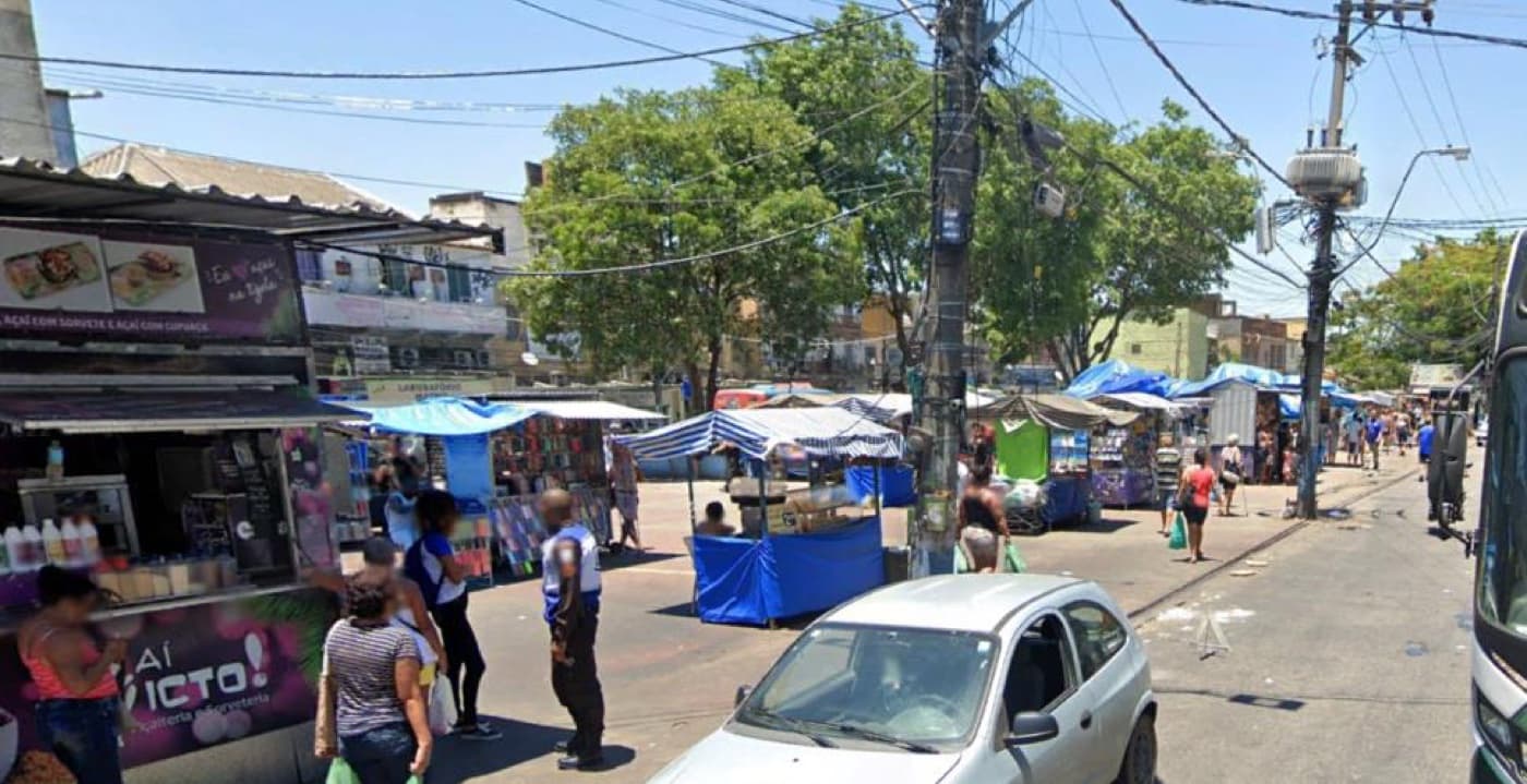 A feira e o comércio informal